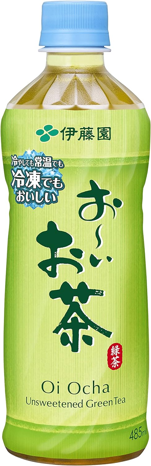 伊藤園　お～いお茶 緑茶 （冷凍兼用ボトル）PET 485ml×24本（1ケース）