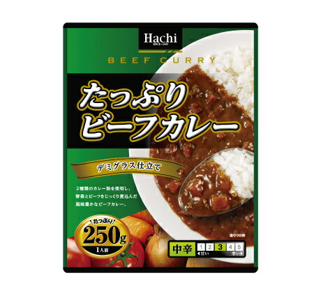 ハチ食品 たっぷりビーフカレー〔