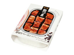 K&K 缶つま 厚切りベーコンのブラックペッパー味 105g×24缶