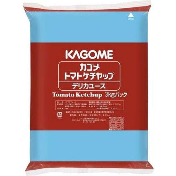 カゴメ 業務用 トマトケチャップ デリカユース 3kg （フィルム）