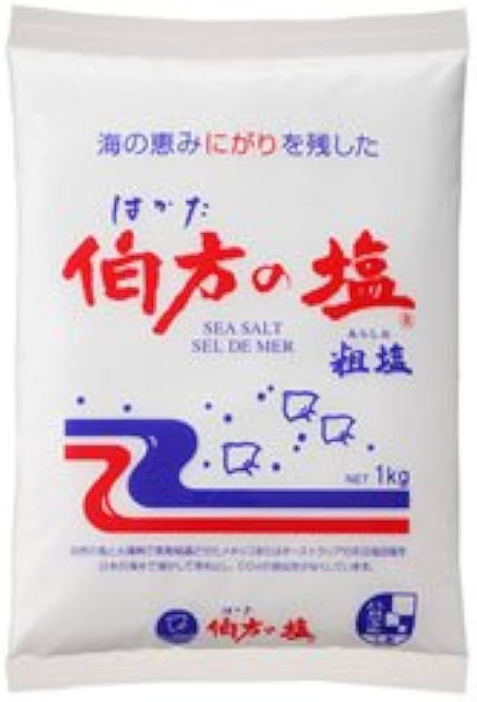 伯方塩業 伯方の塩 粗塩 1kg×10袋