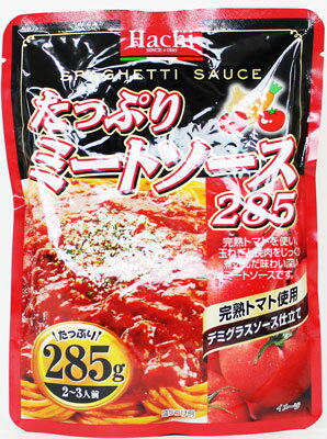 ハチ食品 たっぷりミートソース 285g×24袋