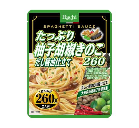 ハチ食品 たっぷり柚子胡椒きのこ 