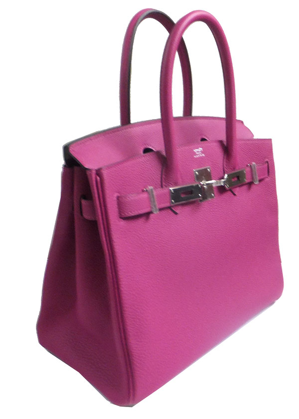 エルメス バーキン30 トゴ ローズ パープル シルバー金具 新品 Birkin30 Togo Rose Purple Silver Backle 心斎橋ミュゼ