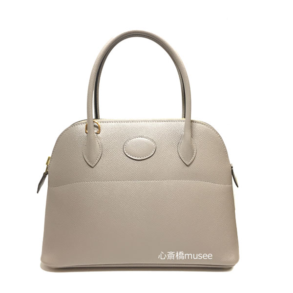 ≪新品≫ エルメス　ボリード27　グリスアスファルト　ゴールド金具 グレー HERMES Bolide27 GRIS ASPHALTE