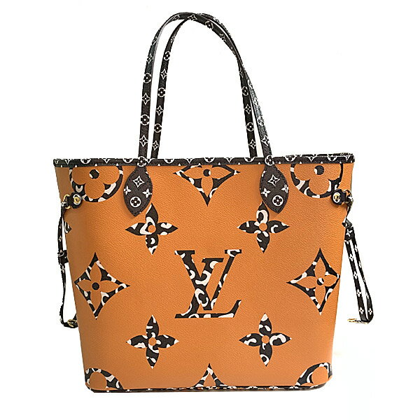 【キャッシュレス5%還元対象】≪新品≫LOUISVUITTON ルイヴィトン 2019年AW 限定 モノグラムジャングル ネヴァーフル MM アイボリー M44716　トートバッグ LV 紙袋リボンのラッピング