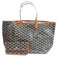 【キャッシュレス5%還元対象】≪新品≫ 正規品 GOYARD ゴヤール サンルイPM トートバッグ 黒×ナチュラル ショッパー・リボンのラッピング