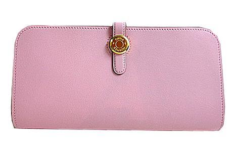 《新品》 エルメス ドゴンロング スイフト ローズサクラ ゴールド金具 T刻印 Wallet Dogon Long Rose Sakura Swift Gold Backle