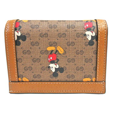 【最大3万円OFFクーポン配布中!】≪新品≫GUCCI グッチ DISNEY × GUCCI ディズニー × グッチ ミッキー プリント GG カードケース ウォレット ミニ財布 コイン 紙幣入れ付き 2020年限定コラボ ミッキースペシャルパッケージ 箱 リボン ショッパー ラッピング