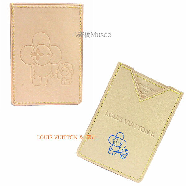 ≪新品≫ ルイヴィトン 2021年「LOUIS VUITTON &」 原宿 限定 パスケース カード M80820 ヴィヴィエンヌ ペチュラ ブルー×シルバー スタンプ付き カードケース LOUIS VUITTON