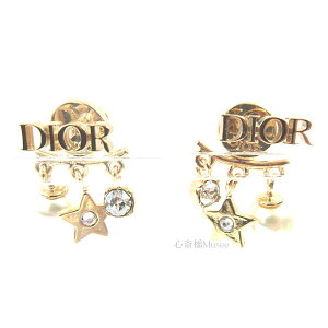 ≪新品≫ Dior ディオール ピアス　ディオレボリューション　ゴールド 箱 リボン ショッパー ラッピング ロゴ DIOR クリスチャンディオール コスチューム ジュエリ スター 星 DIO(R)EVOLUTION ピアス ラインストーン