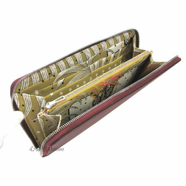 ≪新品≫エルメス アザップ シルクイン ラウンドファスナー 長財布 ルージュアッシュ H 王者のトラ 星 エプソン シルク シルバー金具 HERMES Wallet Azappe Silkin "tiger royal" RougeH /　beige sable nata 箱 ラッピングのサムネイル