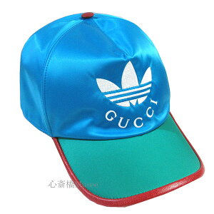 ≪ 新品 ≫ adidas x Gucci ベースボールキャップ　ブルー　XLサイズ グッチ アディダス Baseball Cap Blue スペシャルパッケージ