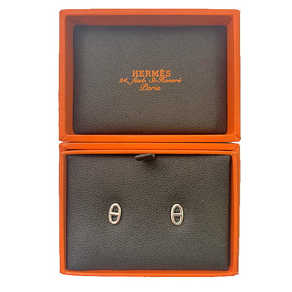 ≪Brand new≫ HERMES Farandole earrings very small model Silver 925 Chane d'anc...