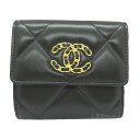  Vi  Vl X[tbvEHbg ~jz iCeB[ 19 ubN S[h AP1064 B04852 94305  { bsO EHbg CC}[N CHANEL small flap walette mini walette black