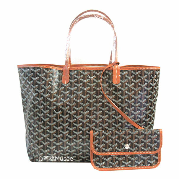 ≪ 新品 ≫ 正規品 GOYARD ゴヤールサンルイ PM 黒 × 茶 ブラック ブラウン トート バッグ ショッパー リボン ラッピング ST LOUIS PM Black brown tote bag brand new