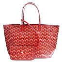  Vi  Ki GOYARD S[TC PM  bh g[g obO Vbp[ { bsO ST LOUIS@PM Red tote bag brand new