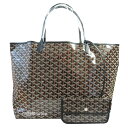 ≪ 新品 ≫ 正規品 GOYARD ゴヤールサンルイ GM 黒 ブラック トート バッグ ショッパー リボン ラッピング ST LOUIS GM Black tote bag brand new