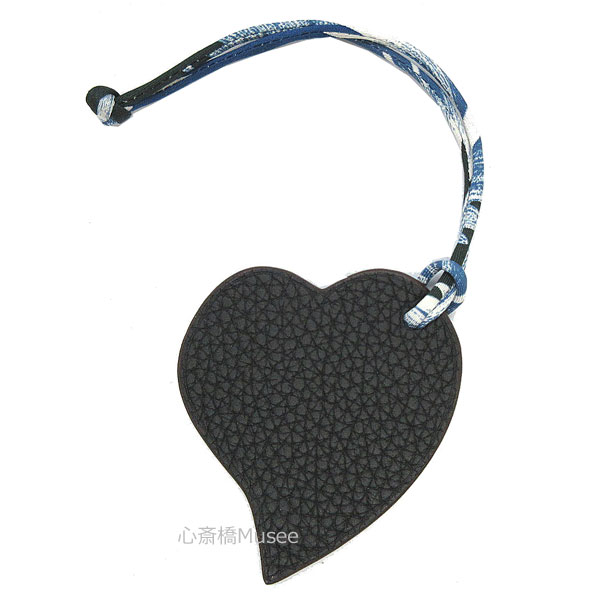  Vi  GX veBAbV `[ n[g@ubN@GgD[v 2  { bsO@Hermes Petit H charm Heart Black Etope