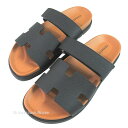 ≪Brand new≫Hermes Chypre Men's Sandals Size 41 Japanese Size 26cm Calf Leather B...