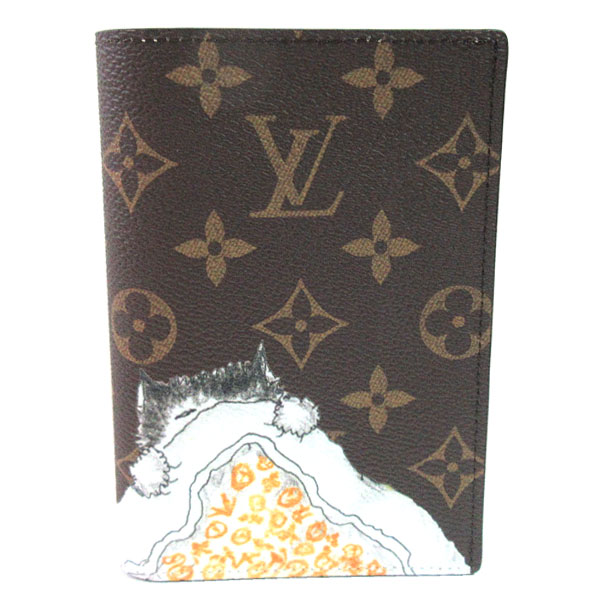≪Brand new≫ LOUIS VUITTON Couverture Passport Case M25753 Cat Card Cover≪新品...