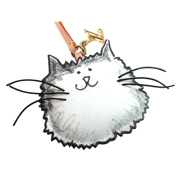 ≪Brand new≫ Louis Vuitton Bag Charm LV Cat M02944 Cat Box Ribbon Shopper Wrapping≪新品≫ルイヴィトン バッグ チャーム LV キャット M02944 猫 箱 リボン ショッパー