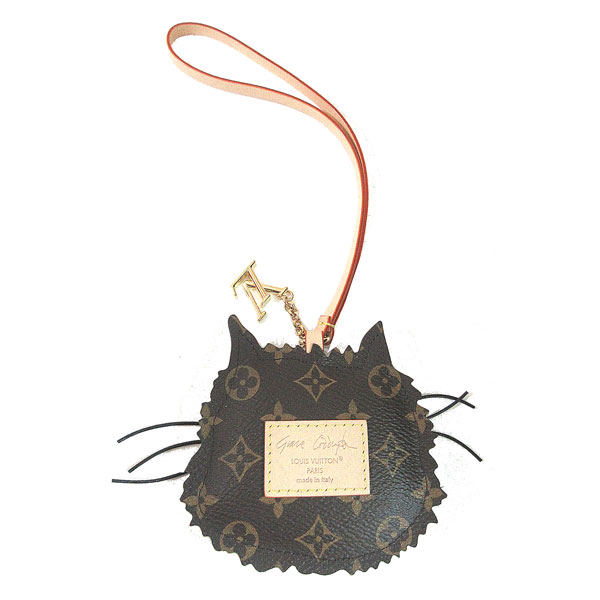 ≪Brand new≫ Louis Vuitton Bag Charm LV Cat M02944 Cat Box Ribbon Shopper Wrapping≪新品≫ルイヴィトン バッグ チャーム LV キャット M02944 猫 箱 リボン ショッパー