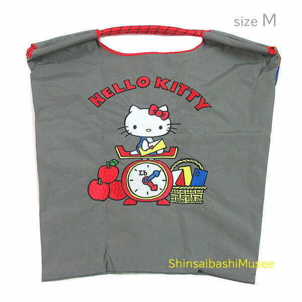 乐天商城 - ≪Brand new≫ Ball & Chain Hello Kitty Limited Tote Bag Three Apples Gray Medium Eco ≪ 新品 ≫ボールアンドチェーン ハローキティ 限定 トートバッグ スリーアップル グレー M エコ