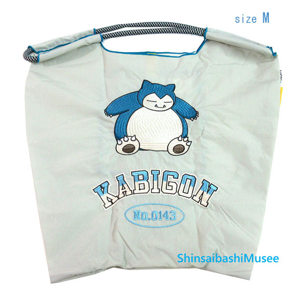樂天商城 - ≪Brand new≫Ball＆Chain Pokemon Number Collection No.0143 KABIGON Tote Bag M Limited Edition Eco Gray≪ 新品 ≫ボールアンドチェーン ポケモン ナンバーコレクション No.0143 カビゴン トートバッグ M 限定 エコ グレー