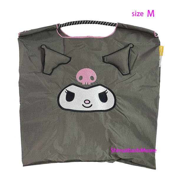 Rakuten - ≪Brand new≫ Ball and Chain Sanrio Kuromi's Face Limited Edition Tote Bag C/Gray M Eco ≪ 新品 ≫ボールアンドチェーン サンリオ クロミ フェイス 限定 トートバッグ グレー M エコ