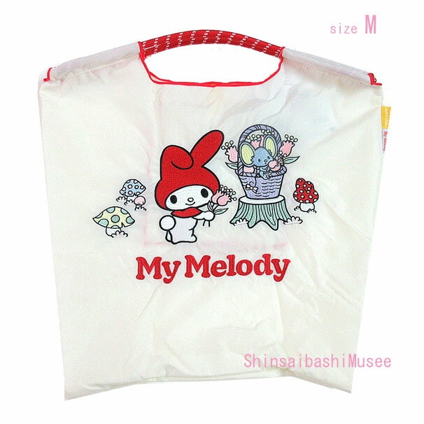 Rakuten - ≪Brand new≫Ball＆Chain Sanrio My Melody Flower Tote Bag Medium Yellow Label Limited Edition Eco IVORY≪ 新品 ≫ボールアンドチェーン サンリオ マイメロディ フラワー トートバッグ M イエローレーベル 限定 エコ アイボリー 白
