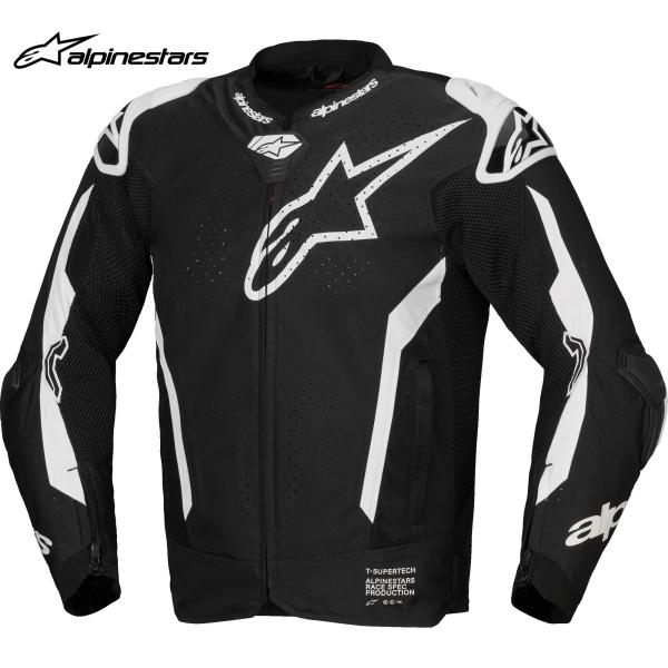 乐天商城 - alpinestars アルパインスターズ ジャケット T-SUPERTECH AIR JACKET ASIA カラー:BLACK WHITE(12) サイズ:S