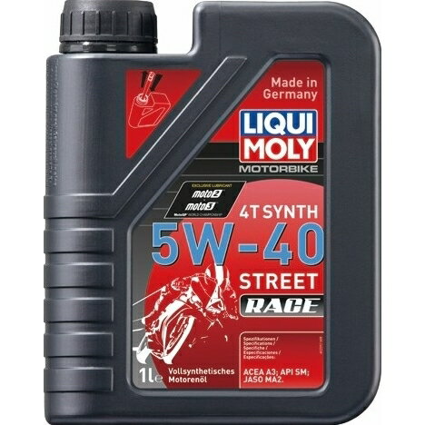 LIQUIMOLY(リキモリ) Motorbike 4T Synth 5W-40 Street Race 20L [20851]