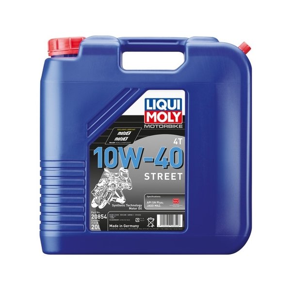 LIQUIMOLY(リキモリ) Motorbike 4T 10W-40 Street 20L [20854]