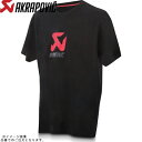 AKRAPOVIC アクラポビッチ801207 Tシャツ アクラポビッチロゴ BLK Size:M