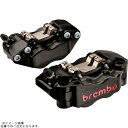 brembo ブレンボ 220.B473.40 GP4-RB ラジアル CNC 4P キャリパー ブラックアルマイト レッドロゴ 左右セット φ30/34 取付...