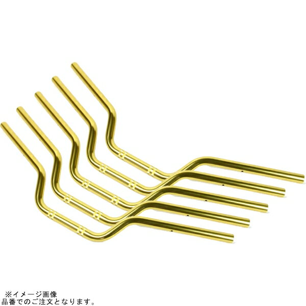EFFEX EBL751G-5SET イージーフィットバーLow シャンパンゴールド ER6n/Ninja650(400) (5本セット品)