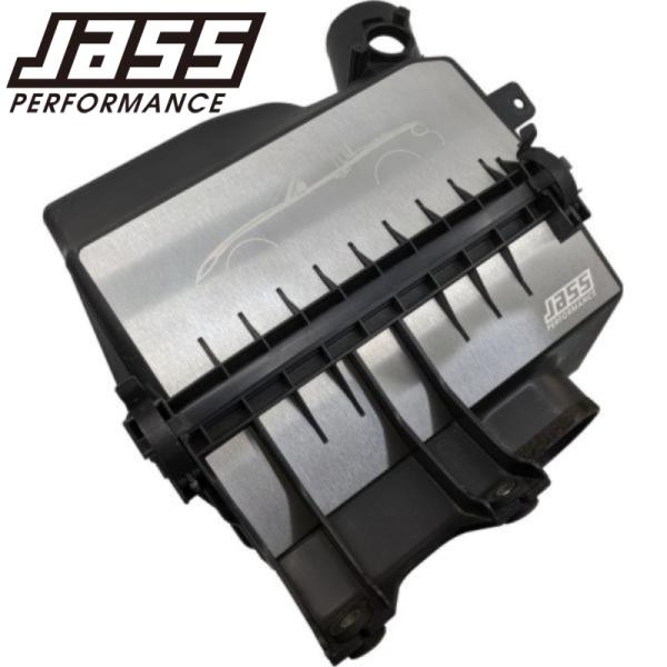 Rakuten - JASS PERFORMANCE ジャスパフォーマンス 6077 エアフィルターボックスカバー ステンレスヘアライン NCロードスター