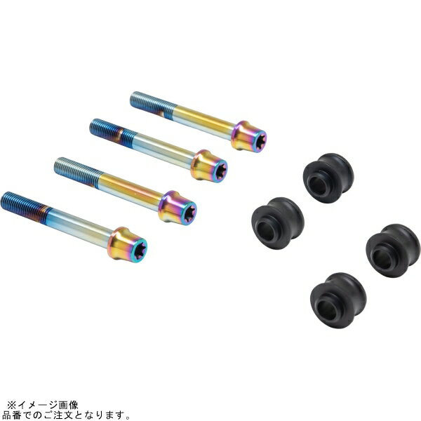 PLOT brembo プロトブレンボ CBK-05ATT オフセットカラーマウントボルトセット 適合キャリパーA テーパーキャップ チタン色 ZX-4RR/ZX-4R SE φ290(ノーマル)