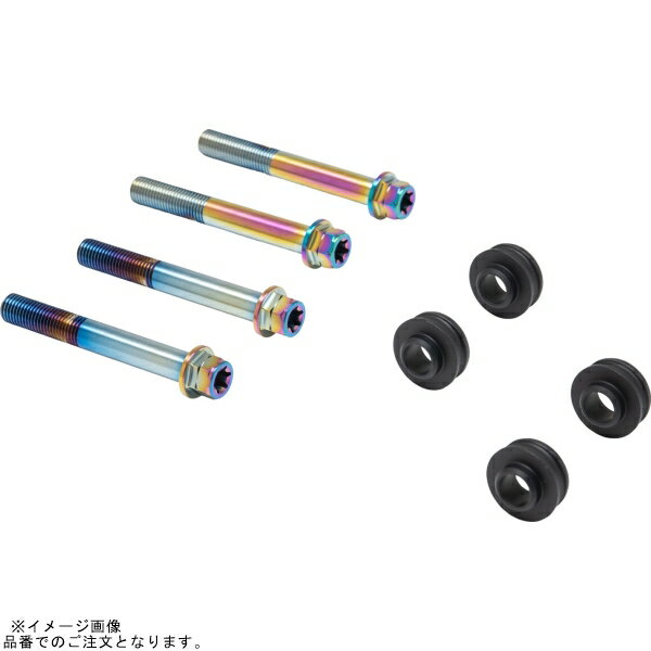 PLOT brembo プロトブレンボ CBK-05BFT オフセットカラーマウントボルトセット 適合キャリパーB フランジ六角 チタン色 ZX-4RR/ZX-4R SE φ290(ノーマル)