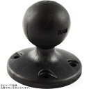 RAM MOUNTS ラムマウント RAP-202U AMPSホールラウンドベース(プラスチック) 1.5インチボール