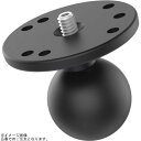 RAM MOUNTS ラムマウント RAM-202AU AMPSホールラウンドベース 1/4inch-20ネジ付(三脚ネジ用) 1.5インチボール