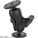 RAM MOUNTS ラムマウント RAM-101U-B -B AMPSラウンドベース2個セット(ショートアーム) 1.5インチボール -B