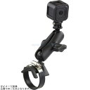 RAM MOUNTS ラムマウント RAM-B-108-GOP1U GoProマウント&ベルトクランプベースセット(標準アーム) φ25.4-53.3mm対応 ...