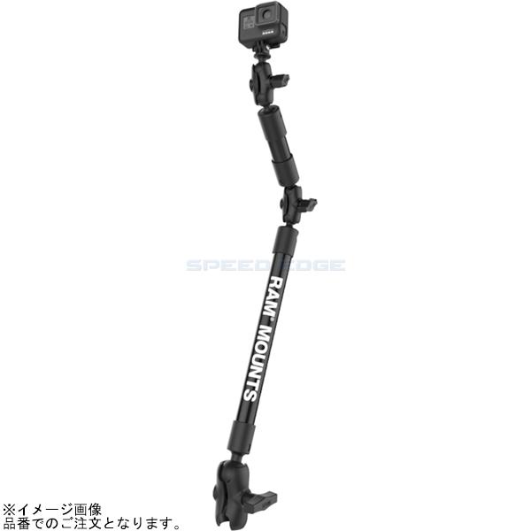 【在庫あり】 RAM MOUNTS ラムマウント RAP-201-B-124-A-GOP1 GoProマウント＆タフポールセット 全長76.2cm 1.5インチボール