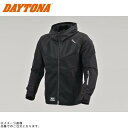 DAYTONA デイトナ 46759 DJ-010 ハーフメッシュパーカー ブラック サイズ:S