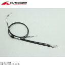 ハリケーン HB4712 スロットルケーブルassy ブラック