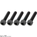 POSH ポッシュ 900625-K1 キャップボルト(ステンレス/ブラック)(5本入)M6X25mm ブラック(2)