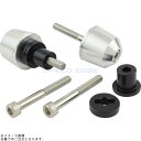 POSH ポッシュ 031189-03-10 ソリッドバーエンド カワサキ純正ハンドル M6タイプ(外径29.mm) シルバー |Ninja250SL Ninja650 Z650 Ninja H2-SX