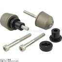 POSH ポッシュ 031189-21-10 ソリッドバーエンド カワサキ純正ハンドル M6タイプ(外径29.mm) マットチタン |Ninja250SL Ninja650 Z650 Ninja H2-SX